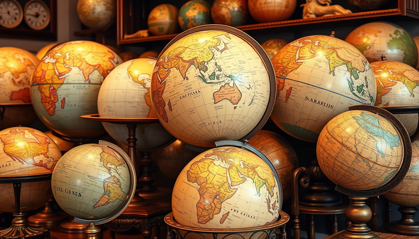 Explore the World: A Journey through Exquisite Antique Globes and Their Timeless Charm
