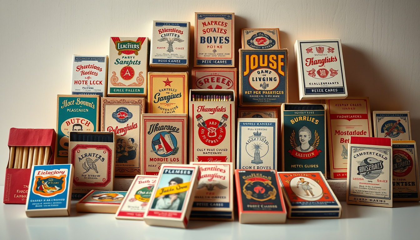 Ignite Nostalgia: The Allure of Vintage Matchbooks - A Journey Through Time and Style
