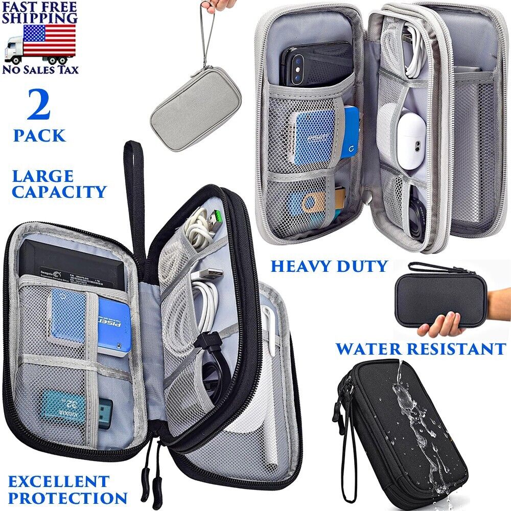 Discover the Ultimate Travel Companion: Waterproof Electronics Organizer Pouches Review