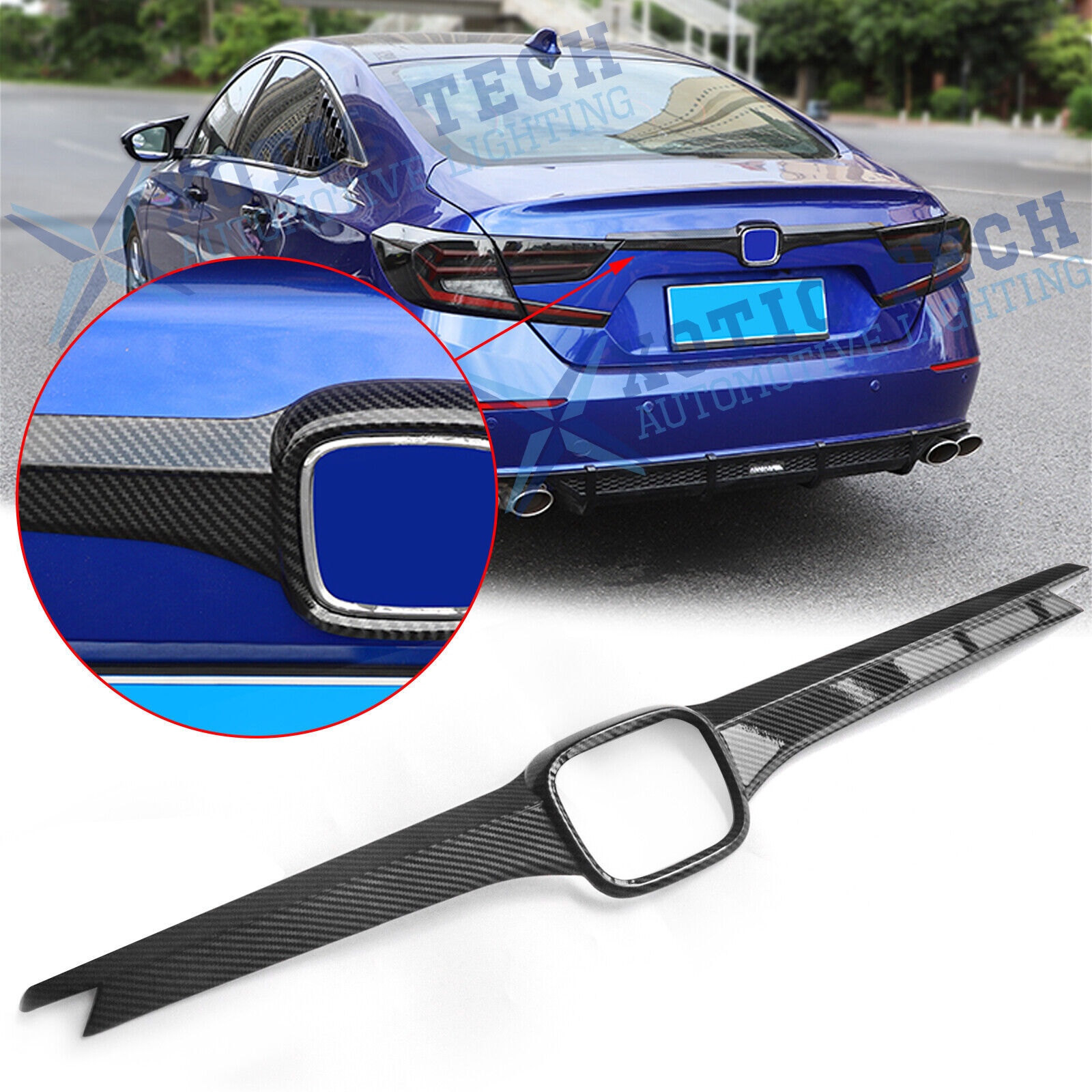 Elevate Your Honda Accord: Must-Have Carbon Fiber Tailgate Trim Review!