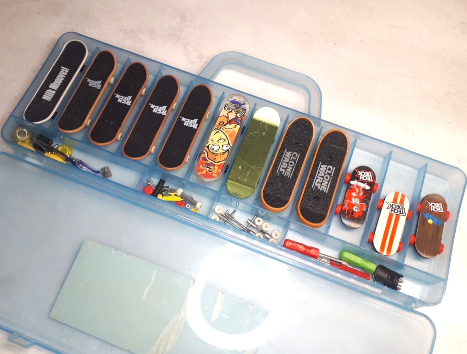 Unlock Your Creativity: Review of the Blue Carrying Case for Tech Deck Enthusiasts